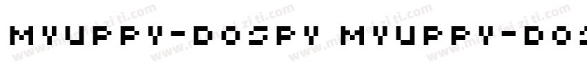MYuppy-dospy MYuppy-dospy字体转换
